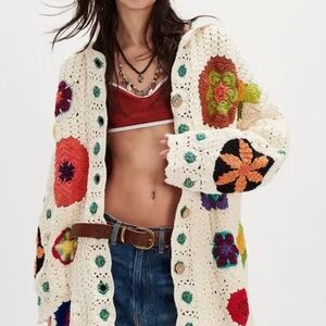 Free people Star Crochet cardi